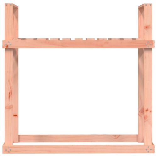 Brændestativ 1110x35x108,5 cm massivt douglasgran