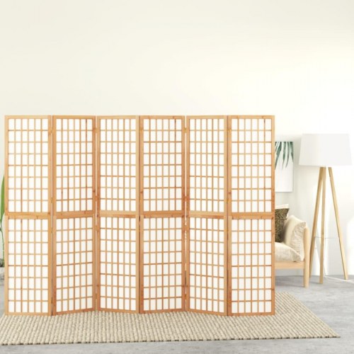 6-panels rumdeler 240 × 170 cm - foldbar i japansk stil
