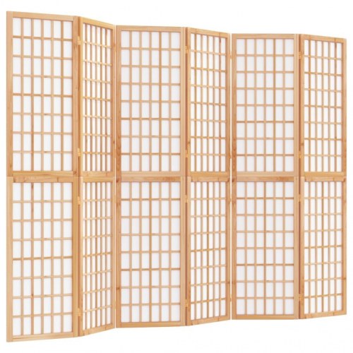 6-panels rumdeler 240 × 170 cm - foldbar i japansk stil