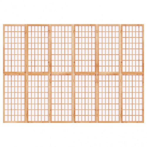 6-panels rumdeler 240 × 170 cm - foldbar i japansk stil