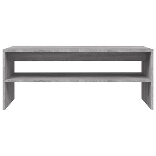 Sofabord 100x40x40 cm konstrueret træ sonoma-eg grå