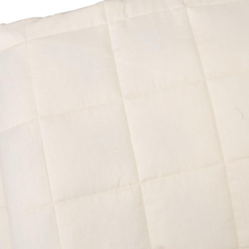 Tyngdetæppe 120×180 cm - 5 kg, stof i lys creme
