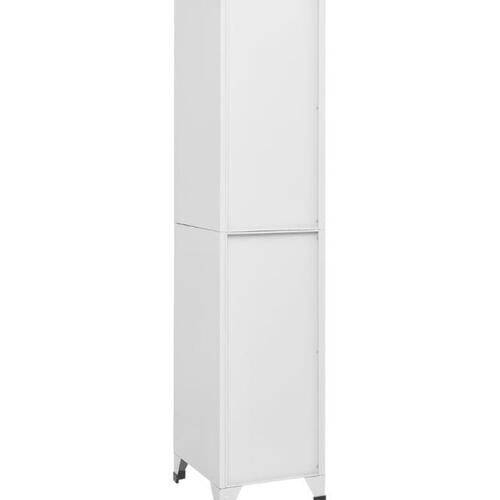 Lockerskab med fire rum 38x45x180 cm