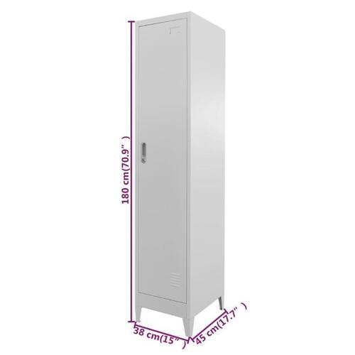 Lockerskab 38x45x180 cm