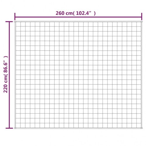 Tyngdetæppe i bomuld 220 × 260 cm - 11 kg, blå