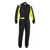 Gokart dragt Sparco Rookie Gul Sort (Størrelse M)