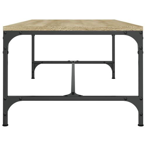 Sofabord 80x50x35 cm konstrueret træ sonoma-eg