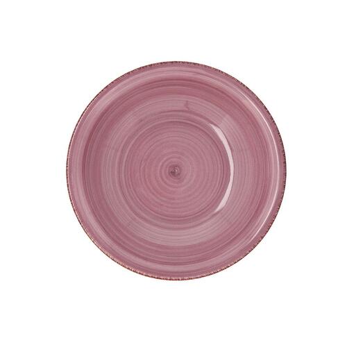Dyb tallerken Quid Vita Peoni Keramik Pink Ø 21,5 cm (12 enheder)