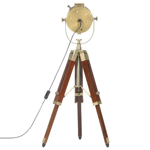 Gulvlampe med trefod 69 cm massivt mangotræ