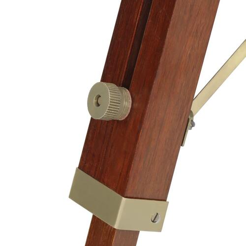 Gulvlampe med trefod 69 cm massivt mangotræ