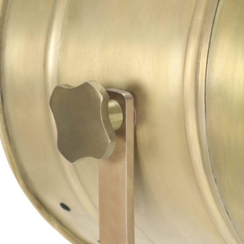 Gulvlampe med trefod 165 cm massivt mangotræ