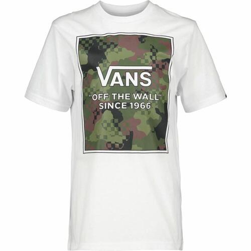 Kortærmet T-shirt til Mænd Vans Camo Check Hvid XL