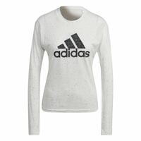 Kvinde Langærmet T-Shirt Adidas Future Icons Winners 3 Hvid XL