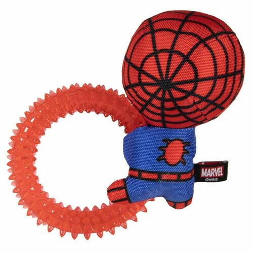 Legetøj til hunde Spider-Man Rød 100 % polyester