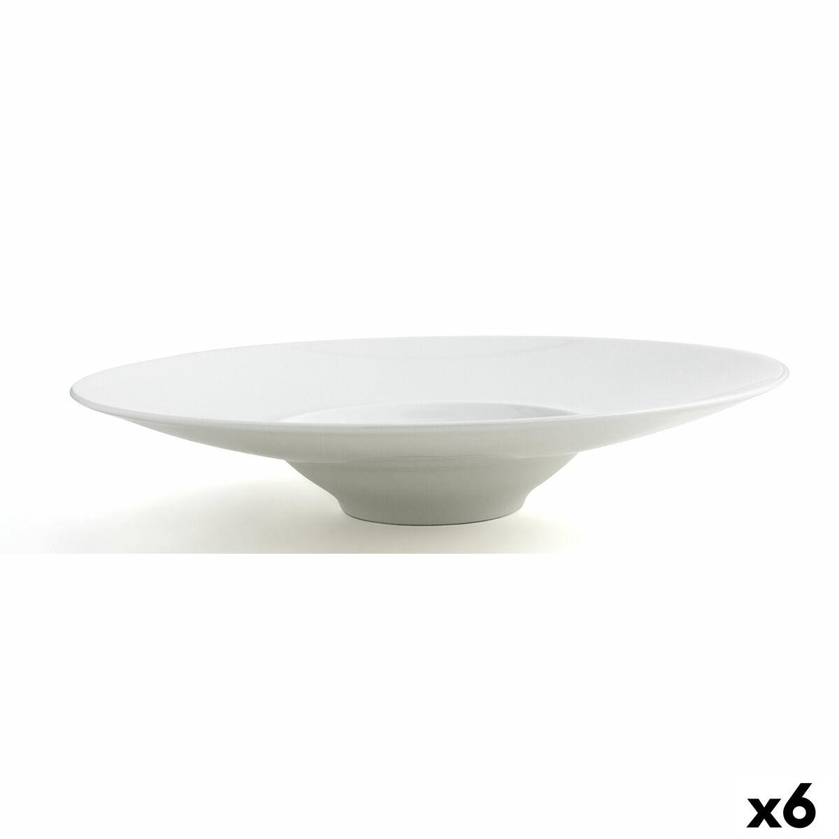 Ariane Gourmet dyb tallerken, hvid keramik Ø 29 cm - 6 stk.
