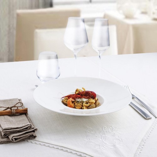 Ariane Gourmet dyb tallerken, hvid keramik Ø 29 cm - 6 stk.