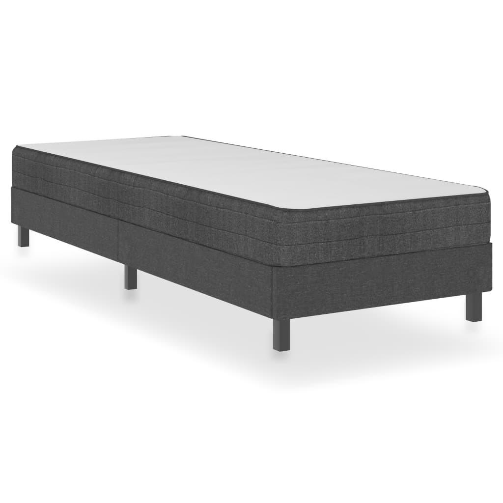 Sengestel til madras 90x200 cm stof grå