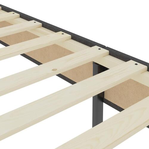 Sengestel til madras 90x200 cm stof grå