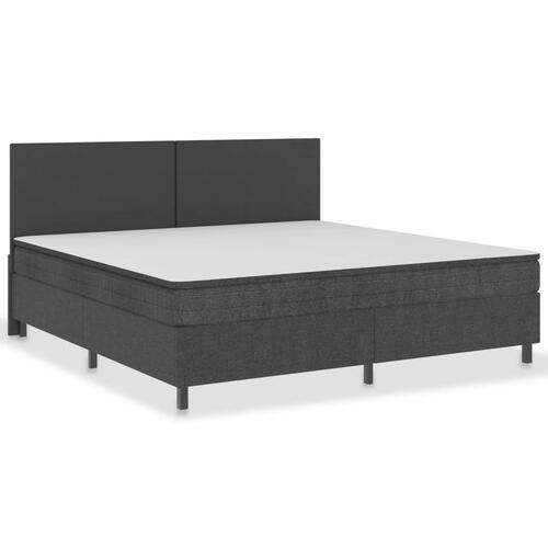 Sengestel til madras 200x200 cm stof grå