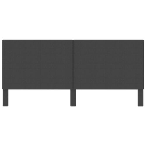 Sengegavl 200x200 cm stof mørkegrå