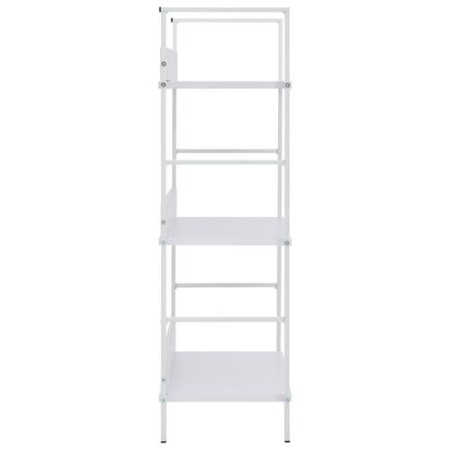 Bogreol med 3 hylder 60x27,6x90,5 cm konstrueret træ hvid
