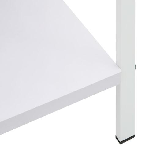 Bogreol med 3 hylder 60x27,6x90,5 cm konstrueret træ hvid