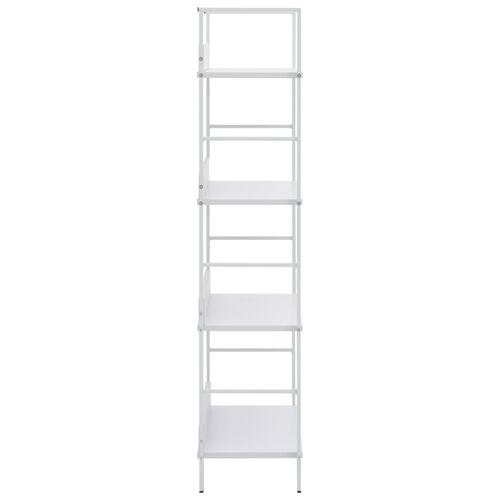 Bogreol med 3 hylder 60x27,6x124,5 cm konstrueret træ hvid