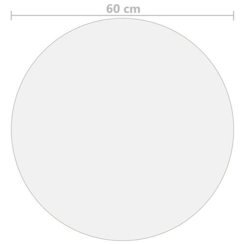 Bordbeskytter Ø 60 cm 2 mm PVC transparent