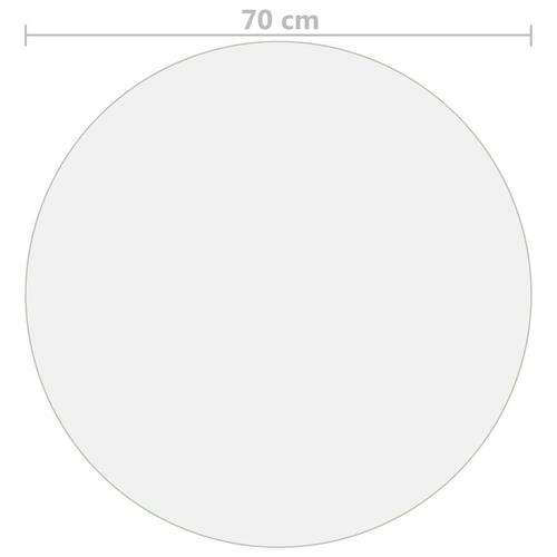 Bordbeskytter Ø 70 cm 2 mm PVC mat