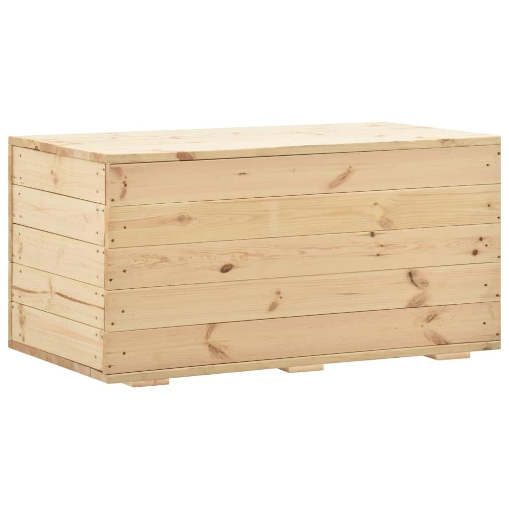 Opbevaringskasse 100x54x50,7 cm massivt fyrretræ