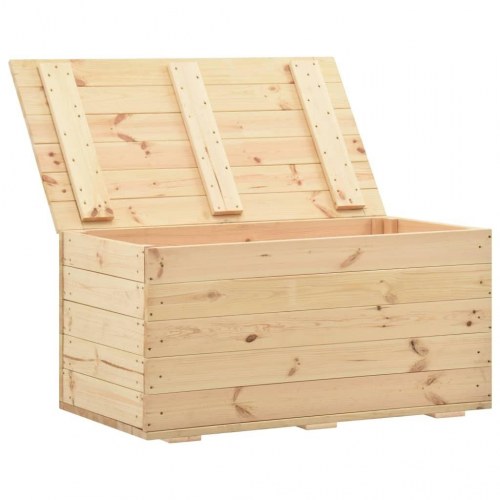 Opbevaringskasse 100x54x50,7 cm massivt fyrretræ