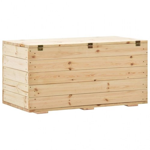 Opbevaringskasse 100x54x50,7 cm massivt fyrretræ