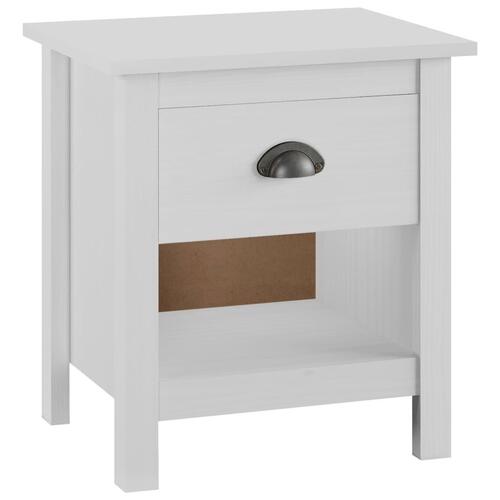 Sengebord Hill 2 stk. 46x35x49,5 cm massivt fyrretræ