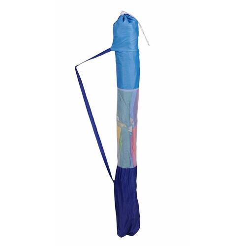 Parasol Strand Artikuleret Multifarvet Ø 220 cm