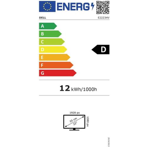 Skærm Dell E2223HV LED Full HD 22"