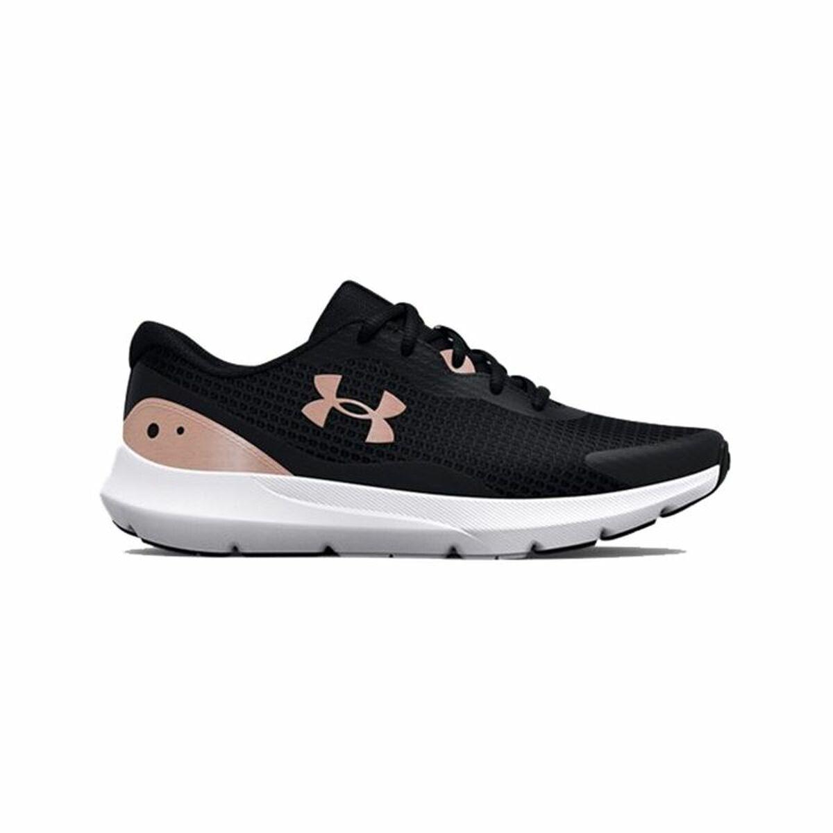 Sportssneakers til damer Under Armour Surge 3 Grå Sort Dame 39
