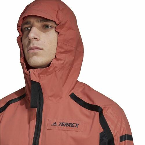 Sportsjakke til Mænd Adidas Utilitas Rød Orange L