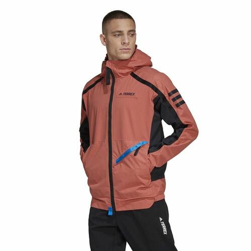 Sportsjakke til Mænd Adidas Utilitas Rød Orange M