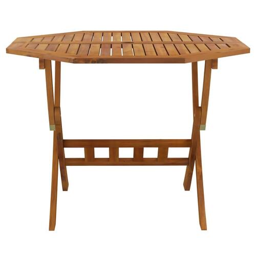 Foldbart havebord 90x75 cm massivt akacietræ