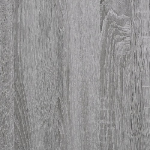 Skrivebord m. skuffer 102x50x76cm konstrueret træ grå sonoma-eg