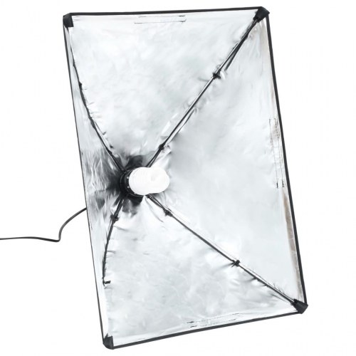Fotostudiesæt med lampesæt +baggrund og reflektor