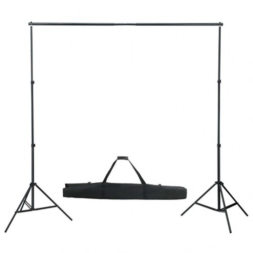Fotostudiesæt med lampesæt +baggrund og reflektor