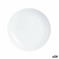 Desserttallerken Luminarc Diwali Hvid Glas 19 cm (24 enheder)