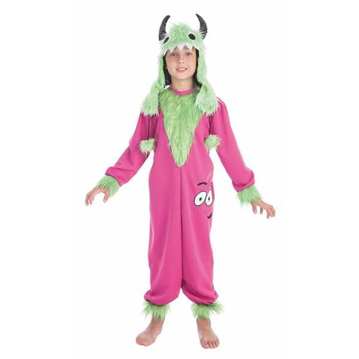 Kostume til børn Grøn Monster (2 Dele) 5-7 år