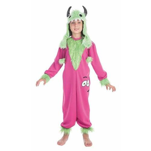 Kostume til børn Grøn Monster (2 Dele) 7-9 år