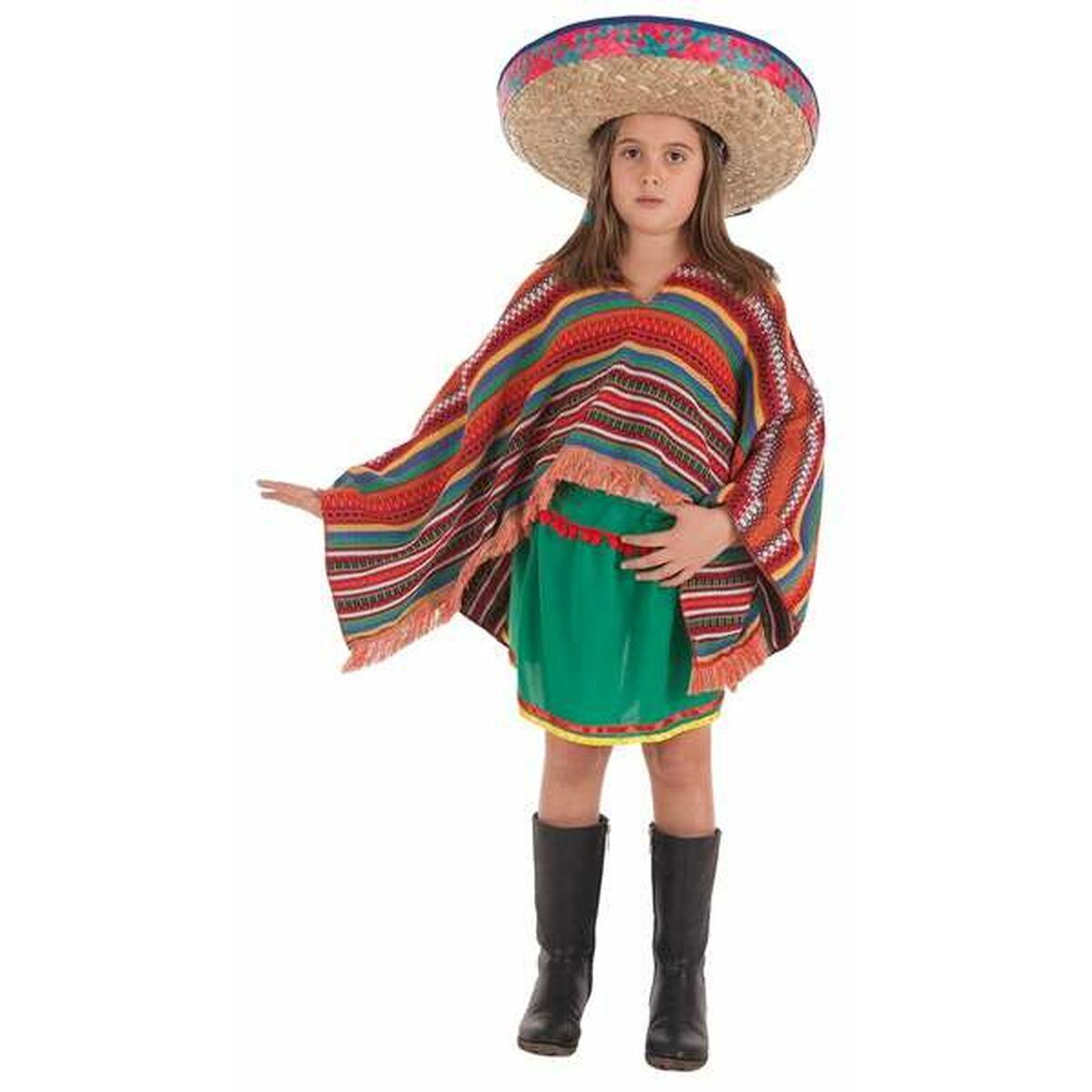 Kostume til børn Mexicansk kvinde (3 Dele) 3-5 år