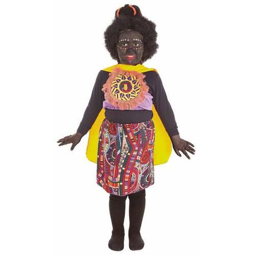 Kostume til børn Afrikansk mand Jungle (4 Dele) 11-13 år
