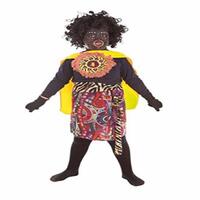 Kostume til børn Afrikansk mand Jungle (2 enheder) 7-9 år