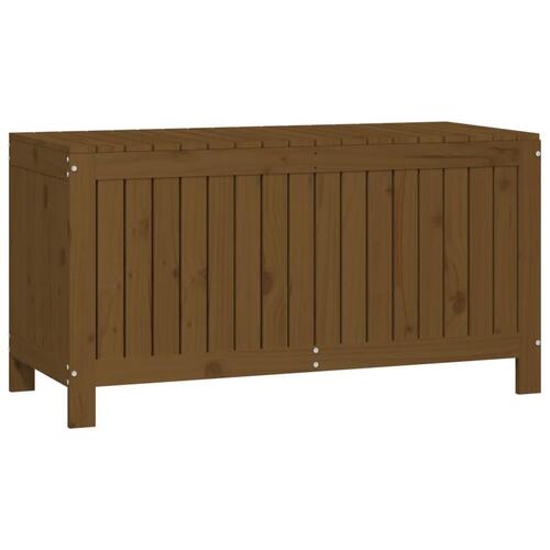 Havekasse 115x49x60 cm massivt fyrretræ gyldenbrun