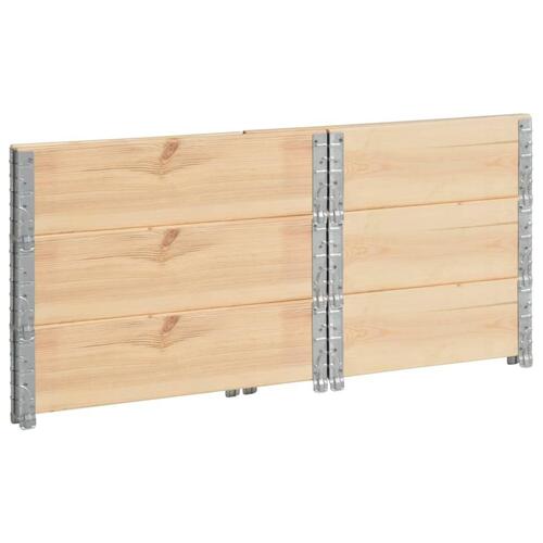 Højbed 3 stk. 60x80 cm massivt fyrretræ